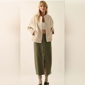 NWT Promesa Woven Bomber Jacket